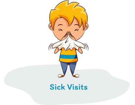 callout graphic for Sick Visits